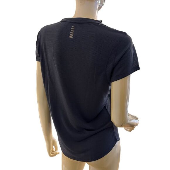 Under Armour Blue Striped Workout Exercise Tee - Picture 4 of 5